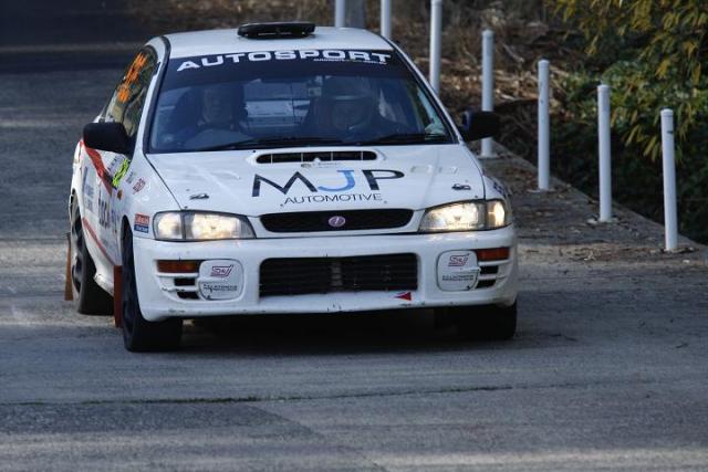 Mitchell Hall and Janah Mclean on Hindmarsh Tiers during 2010 asp / Cut Price Adelaide Hills Tarmac Rally
